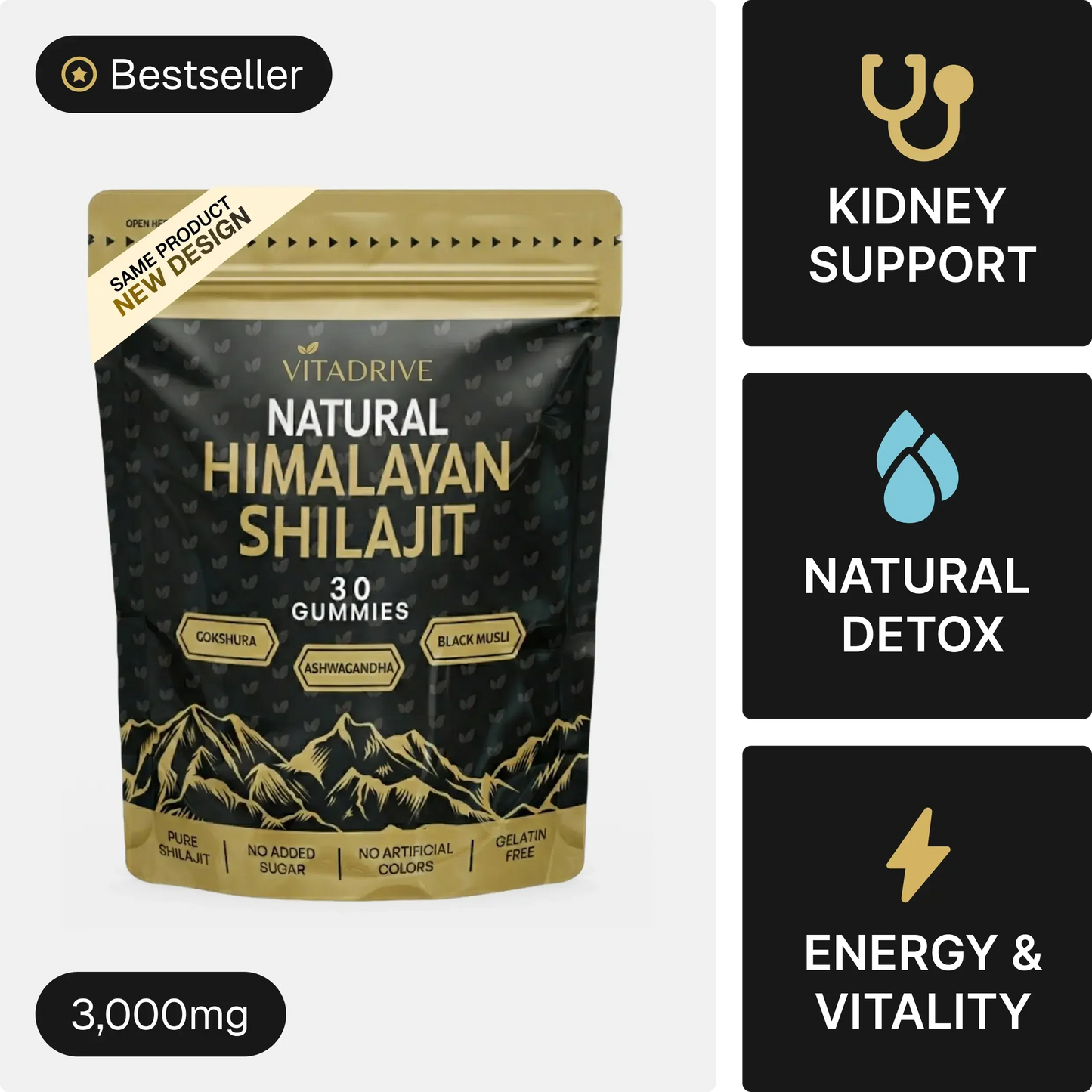 Kidney Support Shilajit Gummies