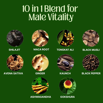 MANUP 10-in-1 Alpha Shilajit Gummies